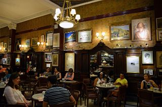 04 Enjoying A Coffee At Cafe Tortoni On Avenida de Mayo Avenue Buenos Aires.jpg